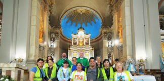 Peregrinos de la Virgen de Luján celebran acción de gracias a los pies de la Patrona de Catamarca