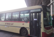 Secuestran un colectivo en la Terminal de Ómnibus por tener la RTO vencida