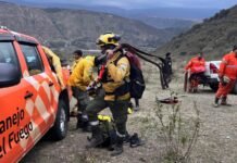 Actualización de incendios forestales en Catamarca