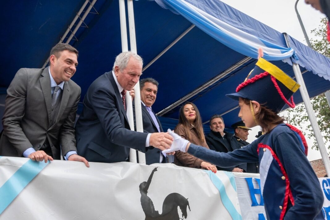 Catamarca: el vicegobernador Dusso encabezó en Los Altos el acto por San Martín y la inauguración de obras