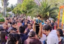 Cierre de las fiestas en honor de San Roque en La Chacarita