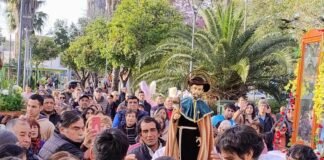 Cierre de las fiestas en honor de San Roque en La Chacarita