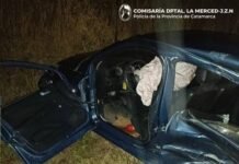 Dos personas fueron hospitalizadas por un siniestro vial en Paclín