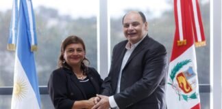 El intendente recibió a la gobernadora de la región de La Libertad, Perú
