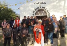 El Obispo inició su visita pastoral a la parroquia Virgen de la Candelaria en Saujil