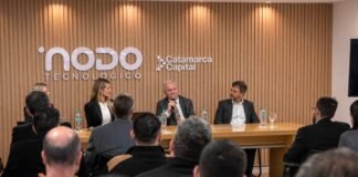 El vicegobernador Dusso encabezó la jornada sobre coyuntura económica y mercados en el Nodo Tecnológico