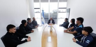 Gustavo Saadi recibió a reconocidos deportistas catamarqueños