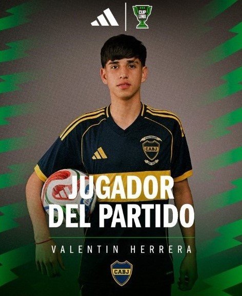 Joven futbolista catamarqueño le dio el triunfo a Boca en Perú, y fue elegido como la figura del partido