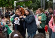 La militancia justicialista lleva el Mes de las Infancias a distintos puntos de Fray
