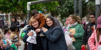 La militancia justicialista lleva el Mes de las Infancias a distintos puntos de Fray