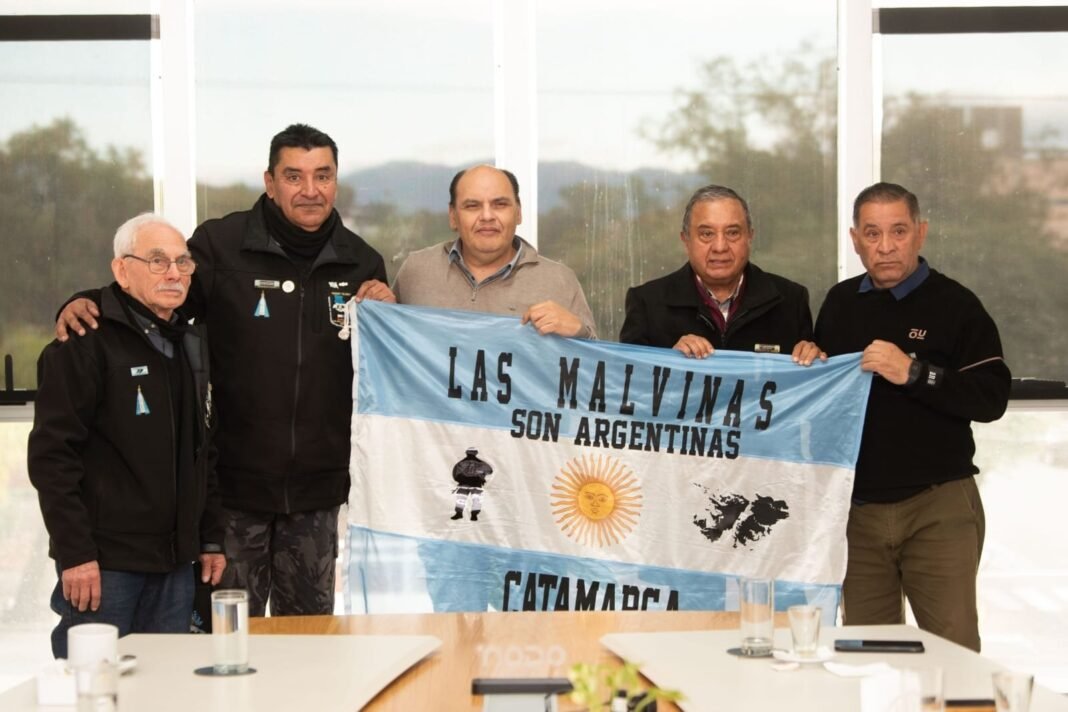 Saadi recibió a representantes de excombatientes de Malvinas