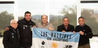 Saadi recibió a representantes de excombatientes de Malvinas