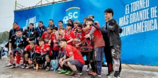 Thiago Caro, un chico de 13 años oriundo de Fiambalá, se consagró campeón y goleador con Independiente de Avellaneda
