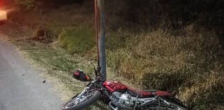 Un joven resultó lesionado tras protagonizar un siniestro vial en el Oeste de la Capital