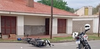 Accidente en Valle Viejo: dos motociclistas fueron trasladados al hospital