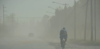 Alerta amarillo por fuertes vientos en la capital de Catamarca para este lunes