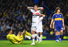Boca sacó ventaja ante San Pablo en un parejo duelo en La Bombonera