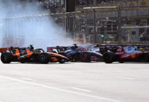 Colapinto chocó a Gasly y abandonaron los dos Alpine en Bakú: George Russell ganó de punta a punta