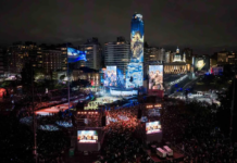 Con más de 100 artistas y un impresionante despliegue escénico, quedaron inaugurados los Juegos Suramericanos en Rosario