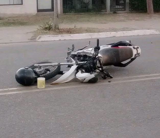 Motociclista herido en Belén