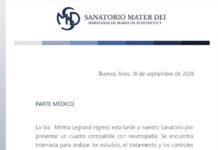 Volvieron a internar a Mirtha Legrand y hay preocupación por su salud