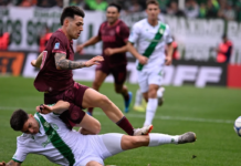 Banfield y Lan煤s empataron un cl谩sico intenso y caliente