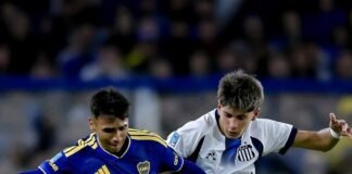 Boca se lo dio vuelta a Talleres en La Bombonera y saltó a la cima de la tabla anual