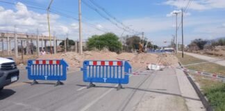 Corte total de calzada en la avenida Los Minerales por obras de reparación en los desagües pluviales