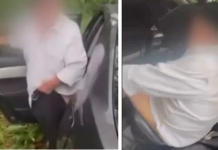 Docente encontró a taxista con los pantalones bajos junto a una nena y lo grabó: “ella me lo pidió”