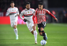 Estudiantes mereció más, empató con Flamengo y definirán en el Maracaná al finalista de la Libertadores