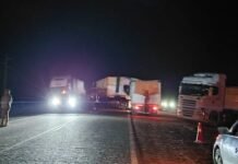 Fiambalá: la Cámara de Proveedores Mineros realizó un corte de ruta sorpresivo