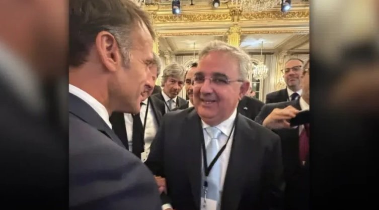 Francia: Raúl Jalil destacó el potencial productivo de Catamarca en su diálogo con Macron