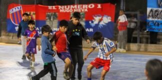 Gustavo participó del lanzamiento del torneo de fútbol infantil «Monona Castro»