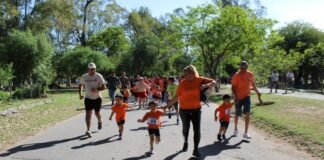 Los centros de primera infancia municipales realizaron su tradicional maratón en el Parque Adán Quiroga
