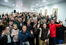Lucía Corpacci encabezó el acto de la Lealtad Peronista