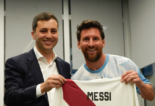 Messi fue nombrado socio honorario de River Plate antes de su despedida