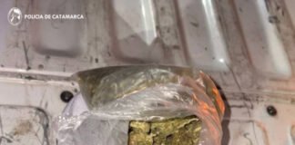 Personal policial secuestró Marihuana en el Este de la Capital