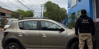 Personal policial secuestró un auto requerido por la Justicia de la Provincia de Buenos Aires
