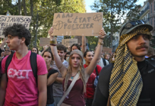 Protestas estudiantiles en Francia: más de 266 mil personas marcharon en medio de reclamos por violencia policial