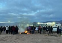 Proveedores mineros cortaron el ingreso a la planta de litio en Fiambalá