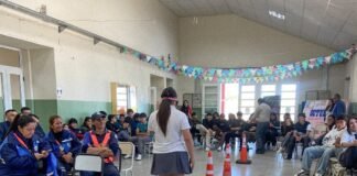 Seguridad Vial realizó una jornada de capacitación y trabajo territorial en Mutquín