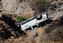 Volcó una camioneta en Belén